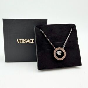 Versace Greca Medusa Necklace